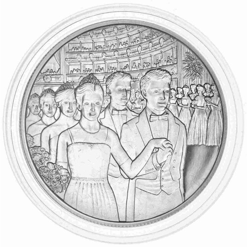 20 Euro Gedenkmünze Österreich 2016 Silber PP - Wiener Opernball