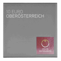 10 Euro Gedenkmünze Österreich 2016 Silber PP - Oberösterreich