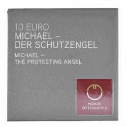 10 Euro Gedenkmünze Österreich 2017 PP Silber - Michael - Der Schutzengel