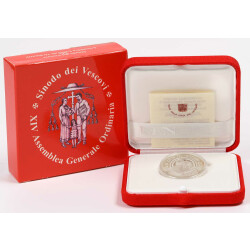 5 Euro Gedenkmünze Vatikan 2015 Silber PP - XIV....