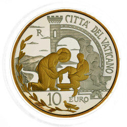 10 Euro Gedenkmünze Vatikan 2019 Silber...