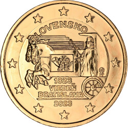 2 Euro Gedenkmünze Slowakei 2023 bfr. - 200 Jahre...