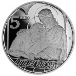 5 Euro Gedenkmünze Vatikan 2023 Silber PP - 12...