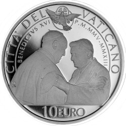 10 Euro Gedenkmünze Vatikan 2023 Silber PP -...