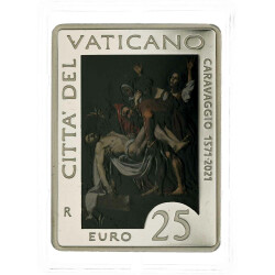 25 Euro Gedenkmünze Vatikan 2021 Silber PP -...