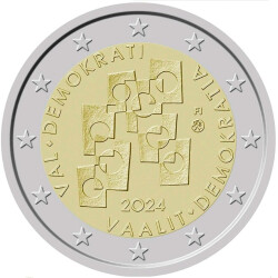 2 Euro Gedenkm&uuml;nze Finnland 2024 bfr. - Wahlen...