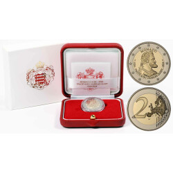 2 Euro Gedenkmünze Monaco 2024 PP - Karl V. 500...