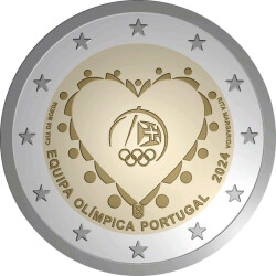 2 Euro Gedenkmünze Portugal 2024 bfr. - Teilnahme...