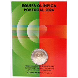 2 Euro Gedenkmünze Portugal 2024 st - Teilnahme...