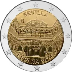 2 Euro Gedenkmünze Spanien 2024 bfr. - Sevilla
