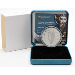 10 Euro Gedenkmünze Irland 2011 Silber PP - Europäische Entdecker - St. Brendan der - Entdecker