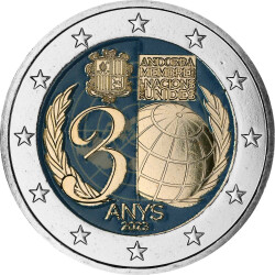 2 Euro Gedenkmünze Andorra 2023 st -  30 Jahre...