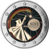 2 Euro Andorra 2023 - Sommersonnenwende - coloriert / mit Farbe