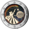 2 Euro Andorra 2023 - Sommersonnenwende - coloriert / mit Farbe