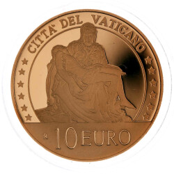 10 Euro Gedenkmünze Vatikan 2020 Kupfer PP - Kunst...