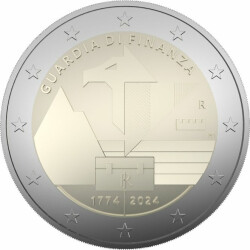 2 Euro Gedenkm&uuml;nze Italien 2024 bfr. - 250 Jahre...