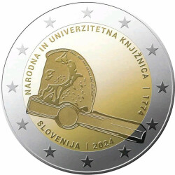 2 Euro Gedenkmünze Slowenien 2024 bfr. - National-...
