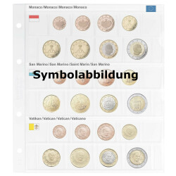 Vordruckblatt KARAT EURO-Kursmünzen-Sätze