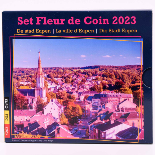 Offizieller KMS Belgien 2023 Stempelglanz