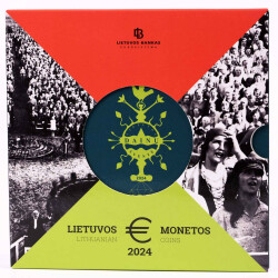 Offizieller Euro Kursmünzensatz Litauen 2024...