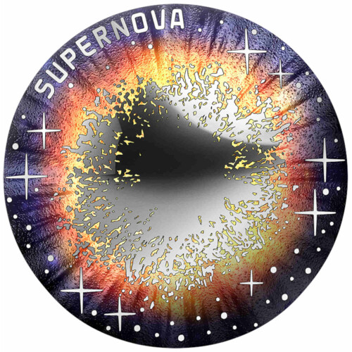 20 Euro Gedenkmünze Österreich 2024 Silber PP - Supernova