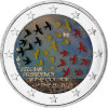 2 Euro Belgien 2024 - EU-Ratspräsidentschaft - coloriert / mit Farbe