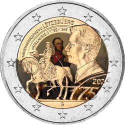 2 Euro Luxemburg 2024 - 175. Todestag Guillaume II -...
