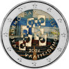 2 Euro Finnland 2024 - Wahlen und Demokratie - coloriert / mit Farbe