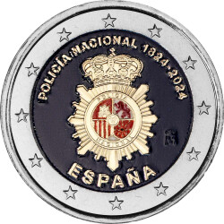 2 Euro Gedenkm&uuml;nze Spanien 2024 bfr. -...