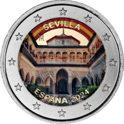 2 Euro Gedenkm&uuml;nze Spanien 2024 bfr. - Sevilla -...