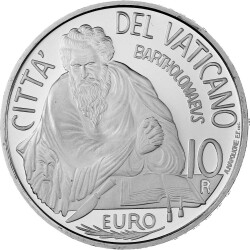 10 Euro Gedenkmünze Vatikan 2024 Silber PP - Apostel...