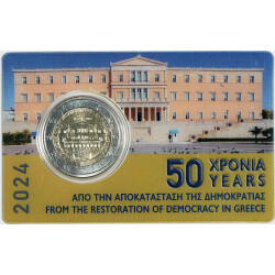 2 Euro Gedenkm&uuml;nze Griechenland 2024 st - 50....