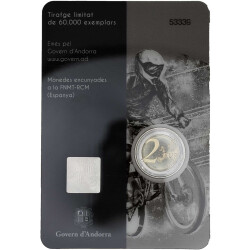 2 Euro Gedenkmünze Andorra 2024 st - Mountainbike...