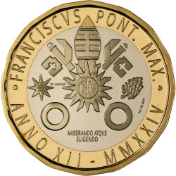 5 Euro Gedenkmünze Vatikan 2024 PP - Francesco Petrarca