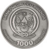 1000 Francs Ruanda 2024 - 3 Unzen High Relief Silber BU - Cutty Sark