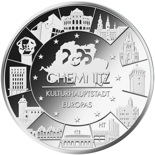 20 Euro Deutschland 2025 Silber PP - Chemnitz