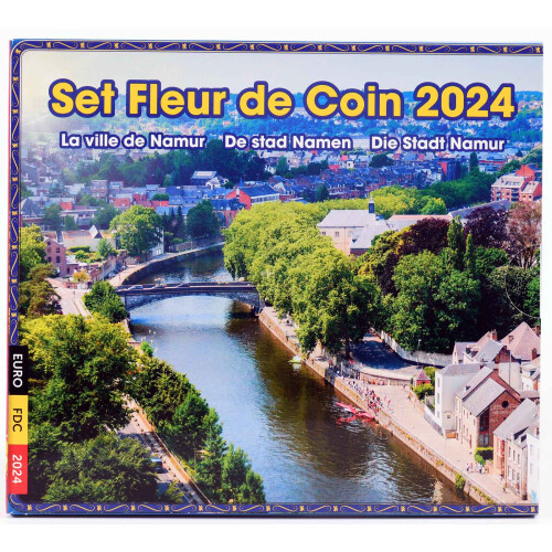 Offizieller KMS Belgien 2024 Stempelglanz