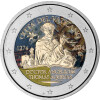 2 Euro Vatikan 2024 - Thomas von Aquin - coloriert / mit Farbe