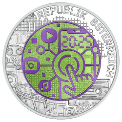 25 Euro Gedenkmünze Österreich 2025 Silber/Niob...