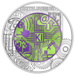 25 Euro Gedenkmünze Österreich 2025 Silber/Niob...
