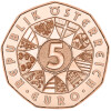 5 Euro Gedenkmünze Österreich 2025 Kupfer bfr. - Narzissen