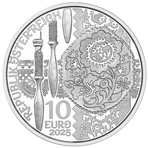 10 Euro Gedenkmünze Österreich 2025 Silber PP - Leinen