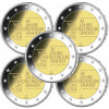 5 x 2 Euro Gedenkmünze Deutschland 2025 bfr. - 35 Jahre Einheit (A-J)