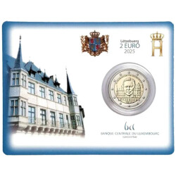 2 Euro Gedenkmünze Luxemburg 2025 st - 25. Jahrestag...