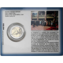2 Euro Gedenkmünze Luxemburg 2025 st - 25. Jahrestag...