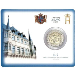 2 Euro Gedenkmünze Luxemburg 2025 st - 75. Jahrestag...