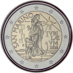 2 Euro Gedenkmünze San Marino 2025 st - Heiliges...