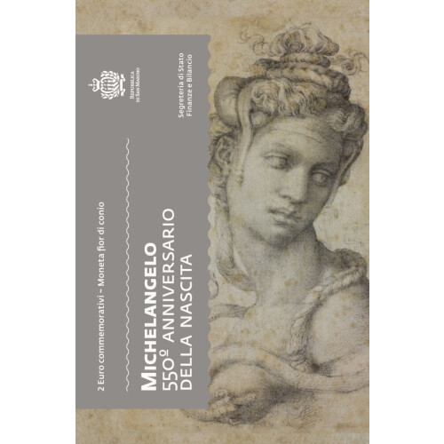 2 Euro Gedenkmünze San Marino 2025 st - Michelangelo