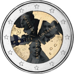 2 Euro Finnland 2024 bfr. - Finnische Architektur -...