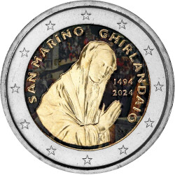 2 Euro San Marino 2024 st - 530. Todestag von Ghirlandaio...